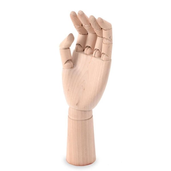 Træ Palm Leddresistent Mannequin Model til Kunstnere - 18cm