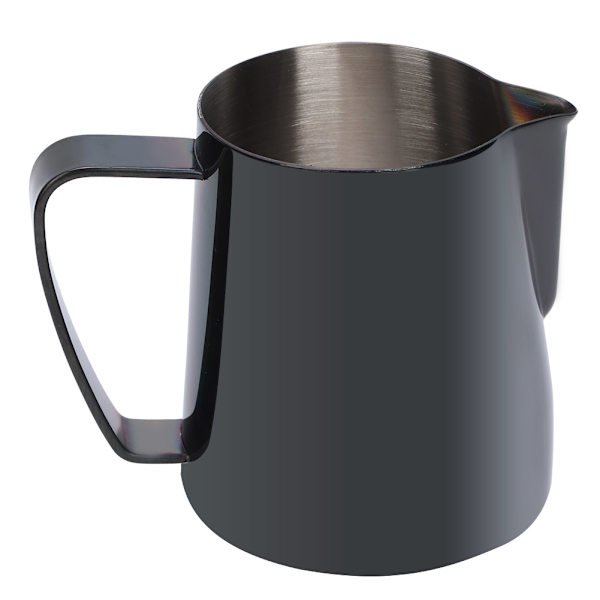 350 ml rustfritt stål Titanize melkeskummende kopp kanne kaffekanne for Latte ArtBlack