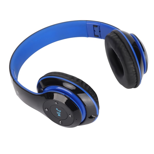S6 HIFI Stereo Headset Bluetooth Headset Foldbart Musik Headset med Mikrofon til Mobiltelefon Tablet Blå