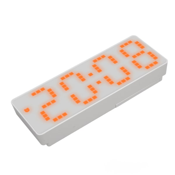 Digital väckarklocka 3 nivåer Ljusstyrka Orange Antal Desktop LED elektronisk klocka med Temp Display för kontor i sovrummet
