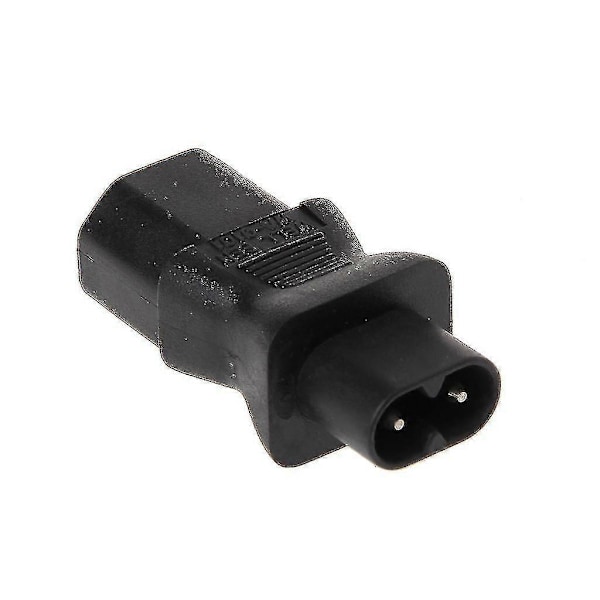 IEC 320 C13 til C8 Strømstik Konverter Adapter - 3-benet Hun til 2-benet Han