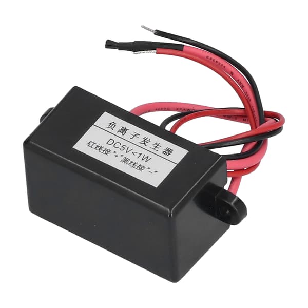 Negativ Ion Generator Mini Luftrenser Sort Ioniseringsgenerator Modul til Vanddispenser DC5V