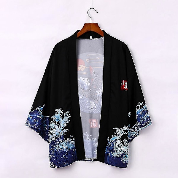 Samurai Kimono Streetwear Skjorte XXL