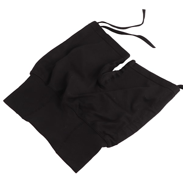 Yogashorts Ergonomisk hög midja rumpa lyftande sömlös dragsko Workout löparshorts för kvinnor M Svart