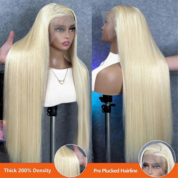 Lace Front Paryk, Limfri Paryk, Midterskilt Glat Paryk
