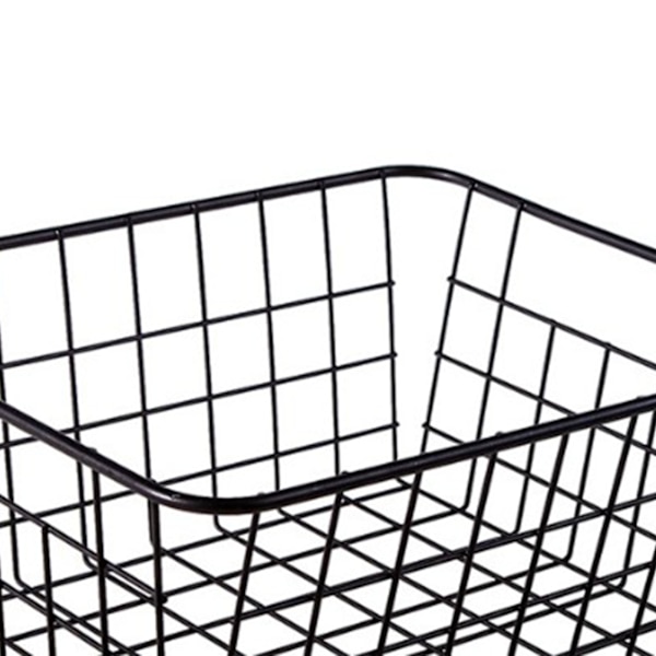 Langallinen säilytyskori, sisustuskori keittiön kaappeihin, ruokakomeroon, kylpyhuoneeseen, pyykkitupaan, jääkaappiin