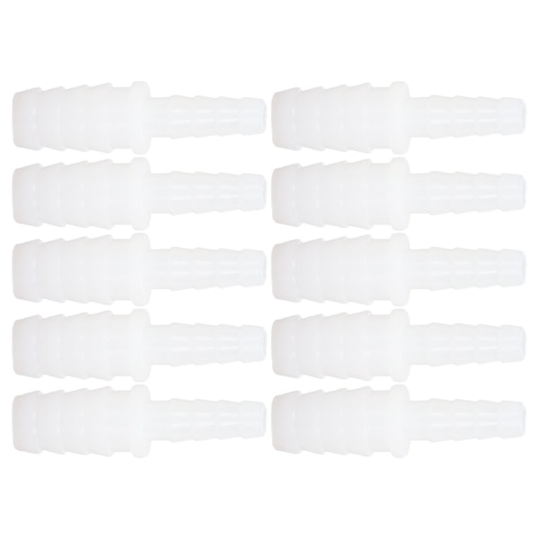 10 st Slangkoppling PE-slanganslutning Hulling Reducer Led Rak Genom Set Kit