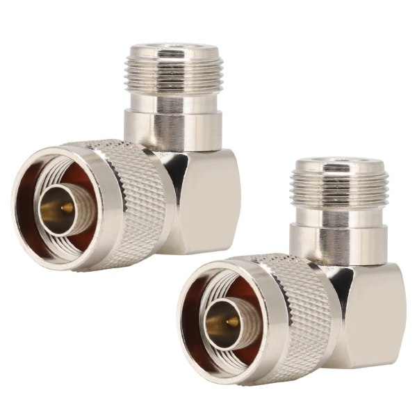 2 STK N han til N hun albue adapter RF koaksial adapter stik til radioantenne