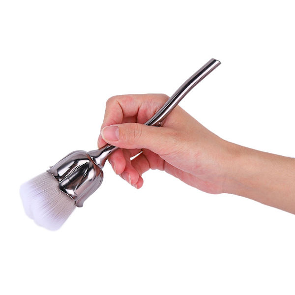 Bløde børste til rengøring af neglestøv Nail Art Powder Støvfjernelsesbørster Manicure DIY Negleværktøj