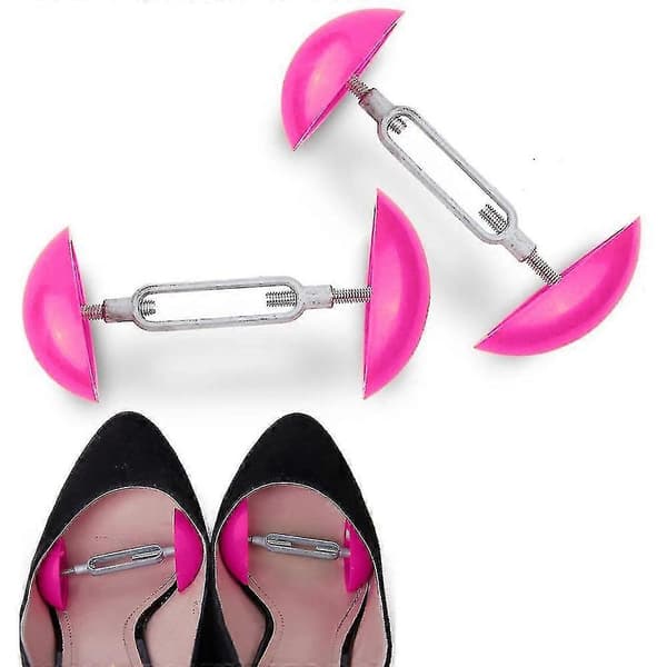 2 pcs Shoe Stretchers for Men and Women, Shapers, Expanders, Adjustable Mini Shoe Trees Pink