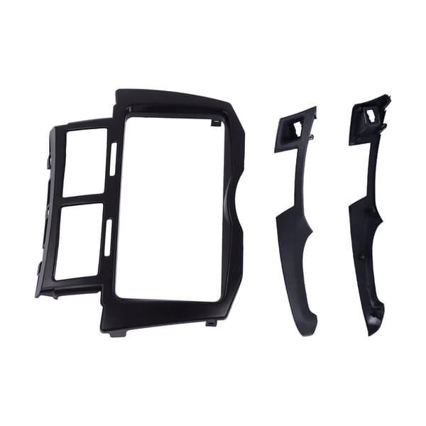 Bilfascia 2DIN Radio Stereo Dash CD Ramme Panel Erstatning for Yaris Vitz Platz 2005-2011 Svart