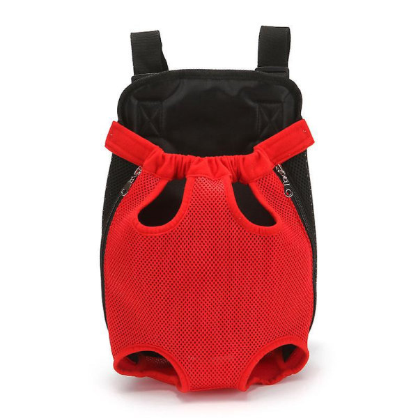 Pet Carrier Bag - Justerbar främre ryggsäck för hundar och katter, perfekt för resor, vandring, camping