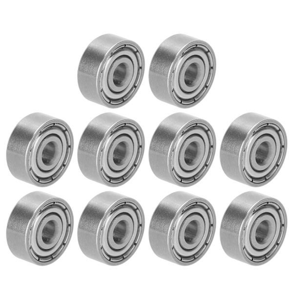 10 stk kuglelejer i rustfrit stål mute rullende skateboard hjuldrev tilbehør S623Z