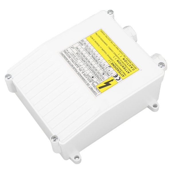 Brøndpumpe Kontrolboks 370W Nedsænkelig Pumpe Ekstern Afbryder Controller med Termisk Beskyttelse til Husholdning Industri EU Stik 220V