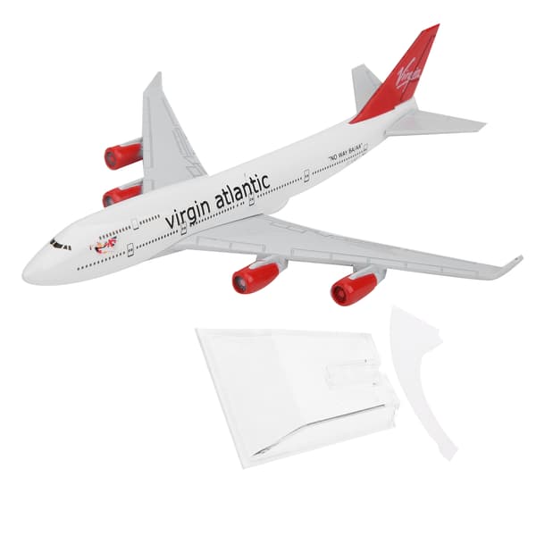 16CM Flymodel Høj Simulation Legering Flymodel Gavelegetøj til Samling UK 747