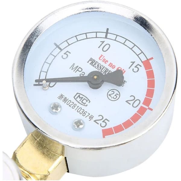 Argon-CO2 Flowmeter Regulator til MIG/TIG, Argon CO2 Trykmåler, Argon CO2 Flowmeter Regulator Trykmåler Svejserdele Trykreduktion