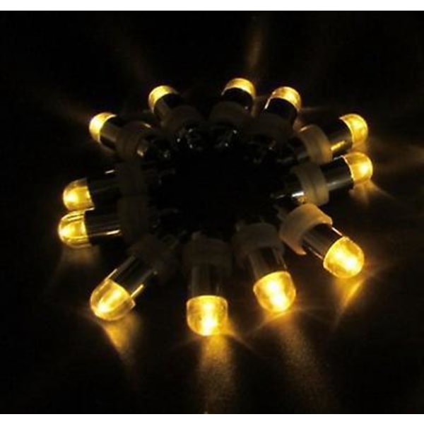 Varmvita LED-ballonglampor för bröllopsdekoration - paket med 30 st