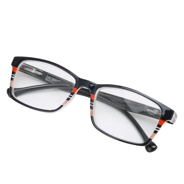 Unisex läsglasögon för äldre högupplösta glasögon Glasögon med förvaringsbox (+350 )