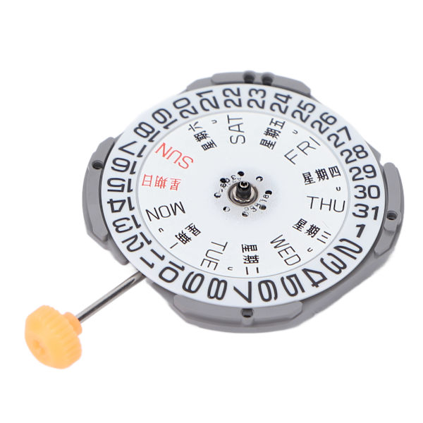 Watch Movement Dual Calendar Quartz Alloy Movement Ersättningsarmbandsur Reparationsdelar 1S02