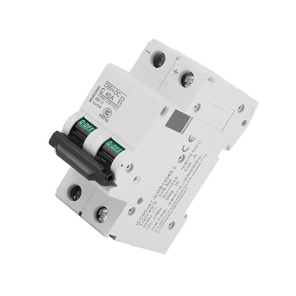 2P 250V Lågspännings DC dvärgbrytare för solpaneler, nätsystem (40A)