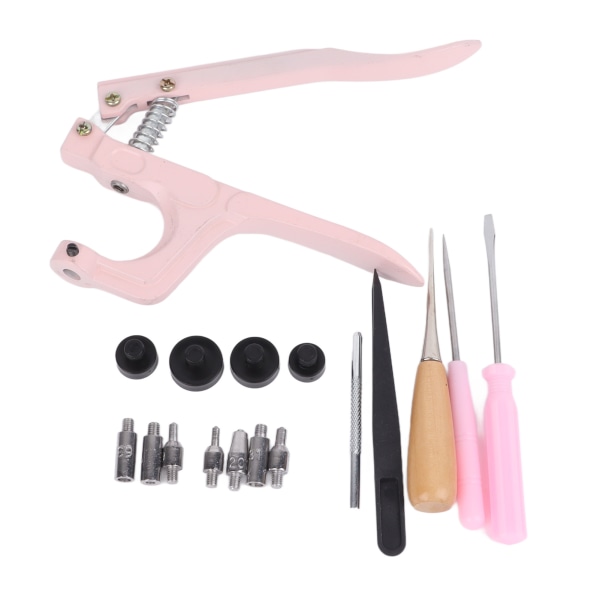 17 st Snäppfästverktygssats Mycket effektiv ergonomisk robust set för 655 633 831 201 sömnad med fyra klämmor