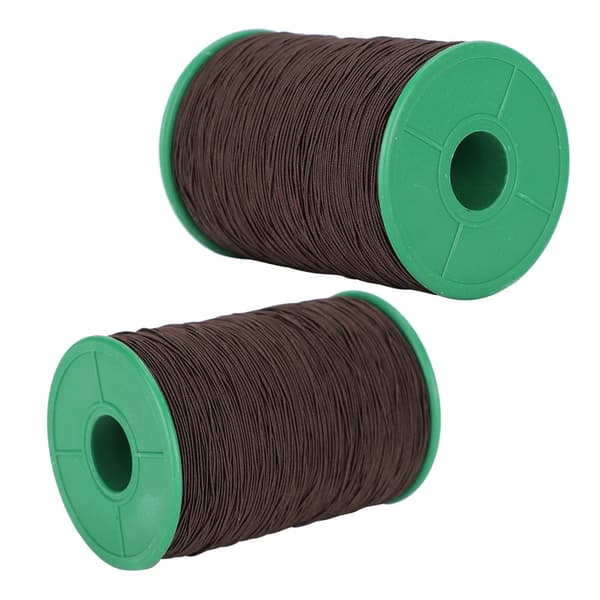 2 ruller elastisk snor perletråd armbånd halskæde perlefremstilling sort 1 mm 350 meter/rulle
