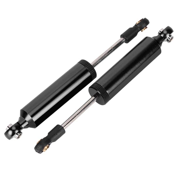 2 stk. støddæmpere i aluminiumslegering, passer til SCX10 TRX4 1/10 RC-biltilbehør, sort
