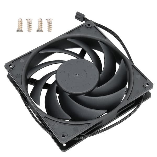 F140 Computer CPU Køleventilator 14cm Støjsvag Desktop Computer Køler Ventilator Sort