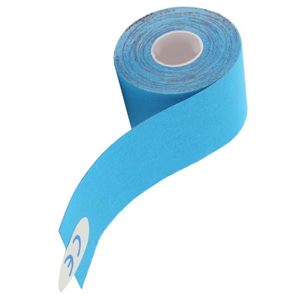 5cm*5m Bomull Sträckskada Muskeltejpning Bandage Elastisk Självhäftande Sporttejp Blå