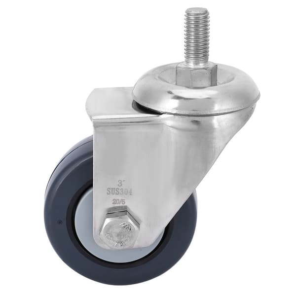 Vogne Hjul Hardware Dele 304 Rustfrit Stål Beslag M10 2 Tommer Mørkegrå Slidstærk