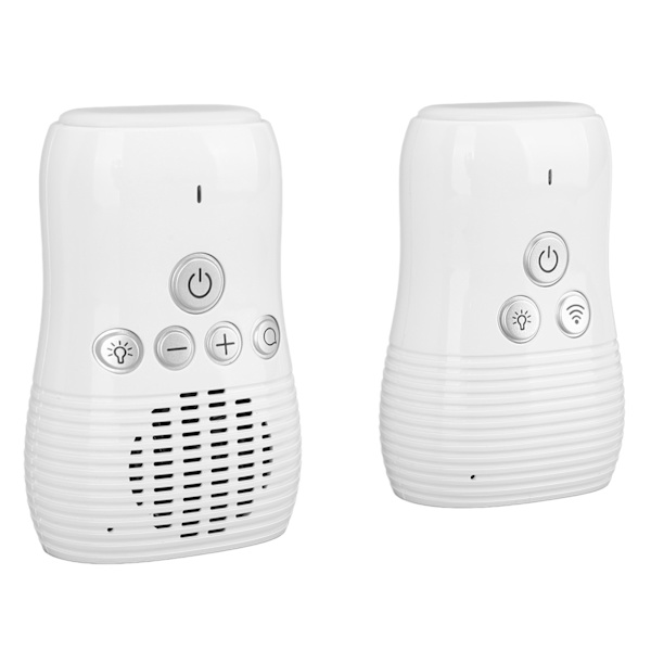 Babylydmonitor trådløs telefonapp fjernbetjening spædbarnspleje tovejs intercom med natlys 100 til 240V AU-stik