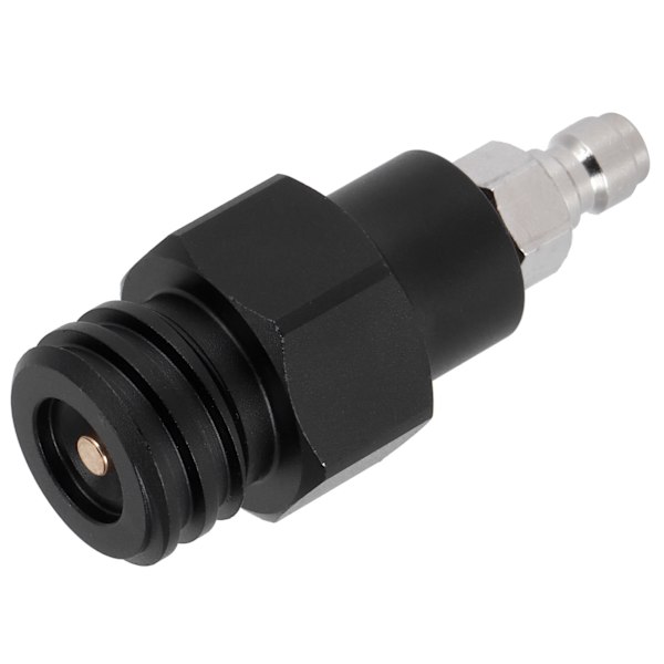 8mm hann hurtigkobling til hann gjenge TR21-4 CO2 sylinder tank adapter kobling for Soda Club(svart )