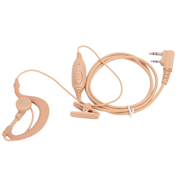 Walkie Talkie Earpiece Öronkrok Headset K Head Universal Typ med öronpropp för Baofeng