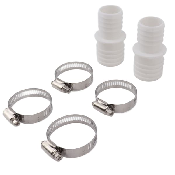 32mm Slangkoppling Poolslangadapter med Slangklämma Slangadapter Ersättning för Pangea Tech