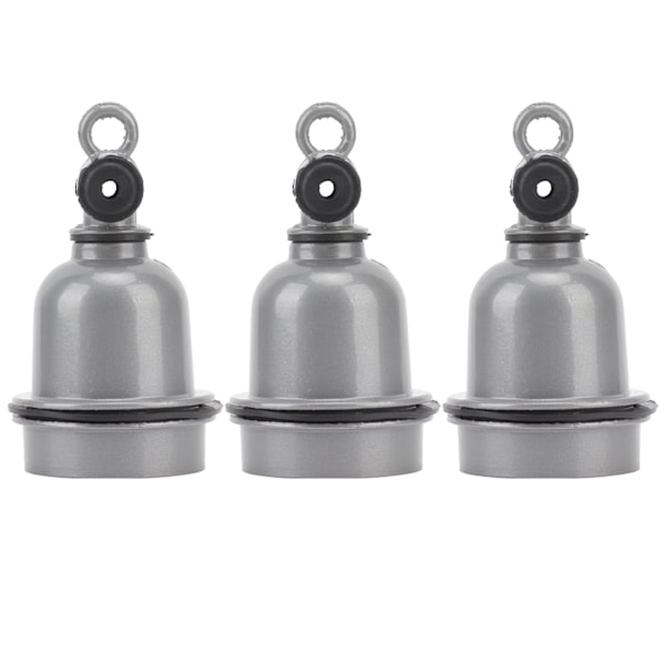 3-pack E27-gränssnittslamphållare, vattentät, värmeisolerande, liten T-formad keramisk lamphållare