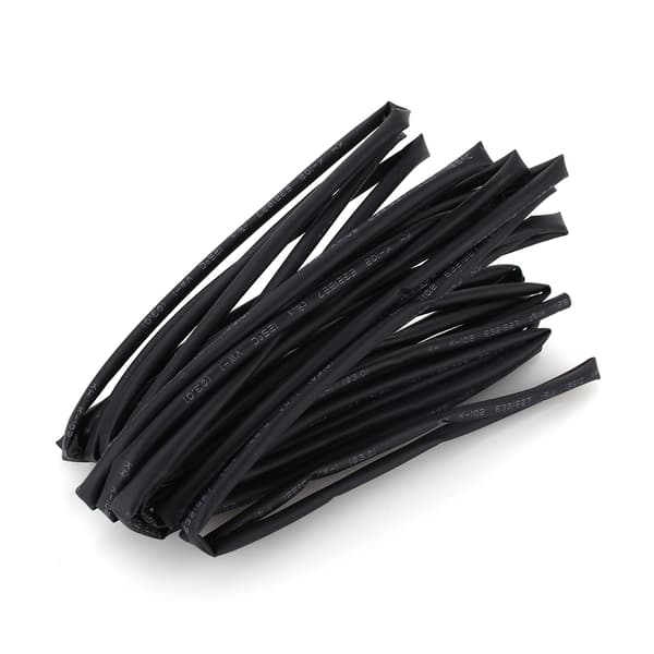Högkvalitativ Diameter 3mm Krympslang Krympbar Slang 5 Meter Svart
