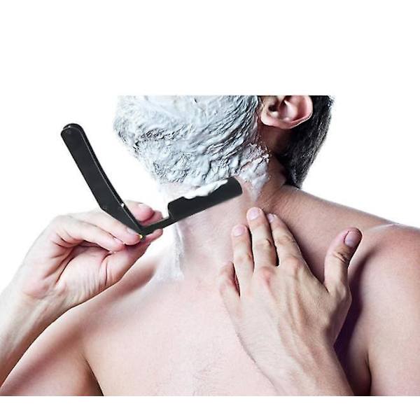 Rustfritt stål Profesjonell Barber Razor Kit - Klassisk matt finish - Salong Quality Hår- og skjeggbarbermaskin - Sammenleggbar design