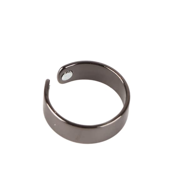 Åben magnetisk ring appetitkontrol træthedslindring sikker simpel magnet kobberring til mænd sort