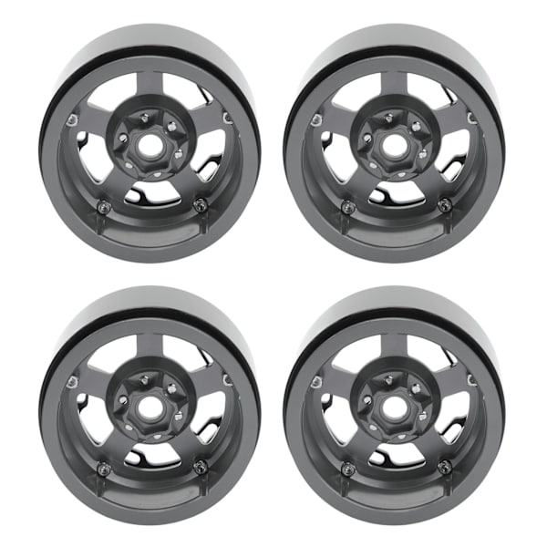 4 stk 2,2 tommers hjulnav Universal CNC-bearbeiding Høy slitestyrke Aluminiumslegering 1/10 RC hjulnav Titan