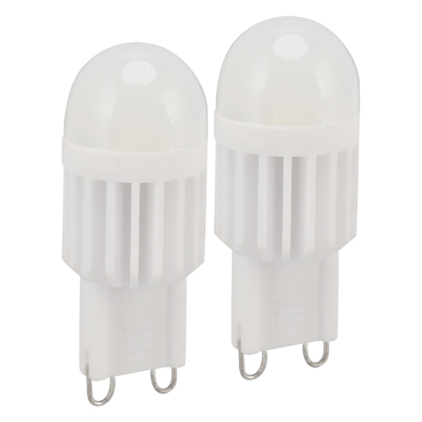 2 st G9 LED-lampor Dimbara 180LM 14 Pärlor Dubbel Stift G9 Bas Lampor för Bordslampa Vägglampa Krona 220V 2W