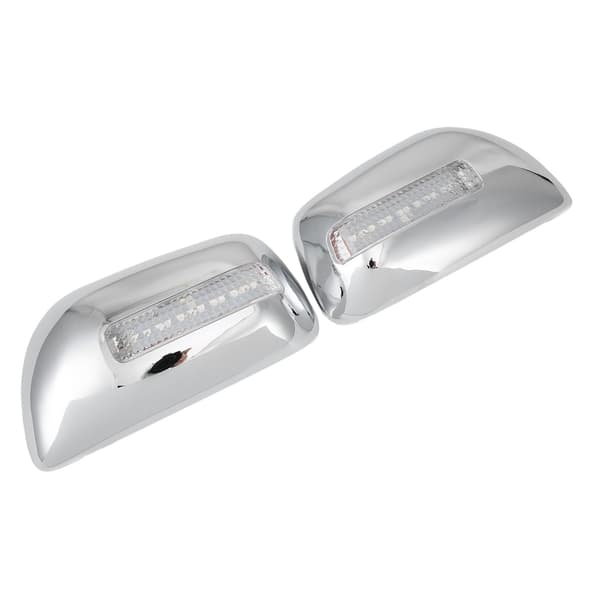 2 st. backspegelskydd, galvaniserade med LED-skydd, passar för RAV4 2001–2005