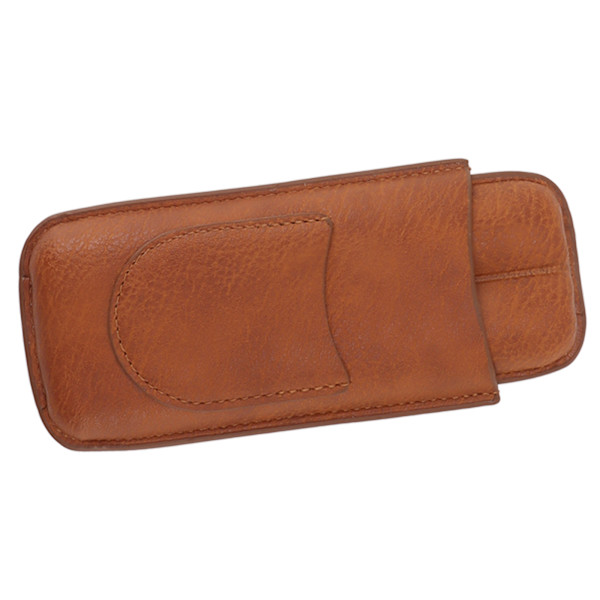 Cigar Carrying Case Portable Leather Small Cigar Humidor Case Holder för födelsedagspresent