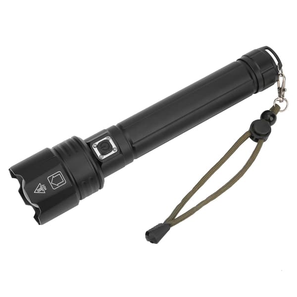 Kannettava LED-taskulamppu USB-ladattava zoom-taskulamppu 3 tilalla hätäsoihtu
