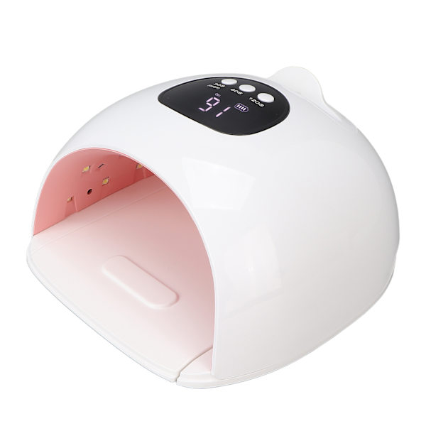 72W UV LED-nagelgelhärdningslampa 3 tidsinställningar 36 st ljuschips Snabbtorkande nagellackgel torktumlare 100-240V US-kontakt