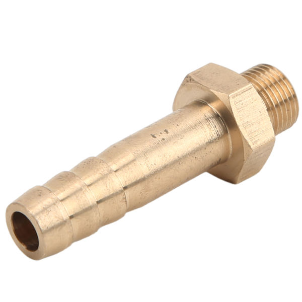 Gasbeholderadapter i aluminiumlegering 10 mm ventiltilpasningsdele med to gummiring til udendørs campinggrill