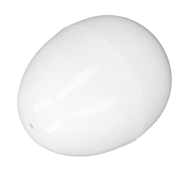 Hardkokt eggekoker 4 egg kapasitet Kompakt design ABS-materiale Eggform Mikrobølgeovnfunksjon Eggkoker