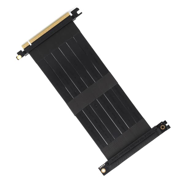 PCI-E 16X 270° Forlengelseskabel Svart Nettverksadapterkabel Høyhastighetskonverterer 8 Gbps