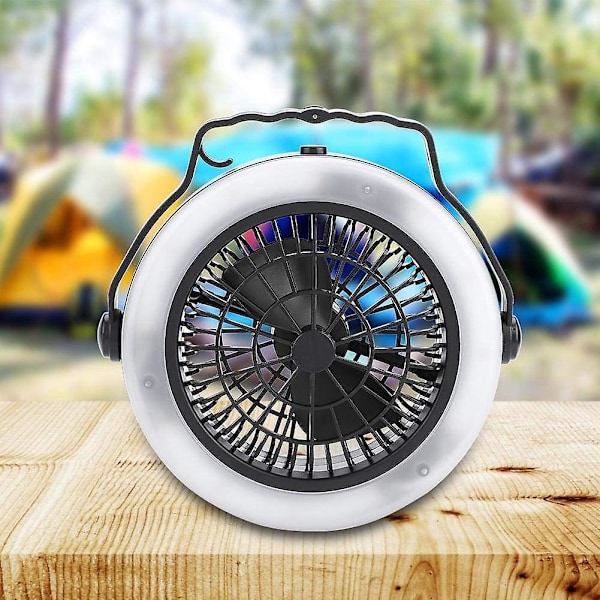 LED Camping Loftventilator Lampe Teltslampe til Rejser og Udendørs Eventyr