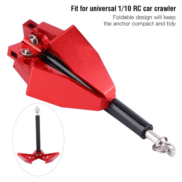 Universal Metal Foldbar Kraftig Spilanker til 1:10 RC Bil Crawler Tilbehør