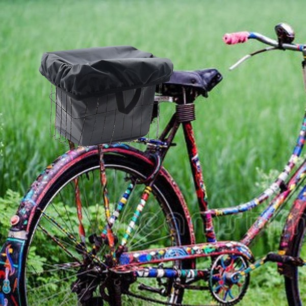 Vattentät Cykelkorg Cover - Passar de flesta korgar